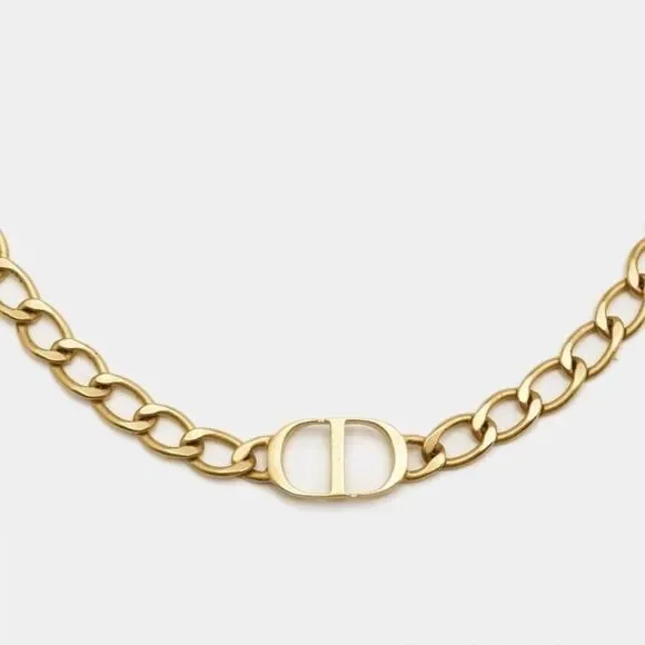 Christian Dior 30 Montaigne Petit Gold Chain Necklace - Picture 2 of 9